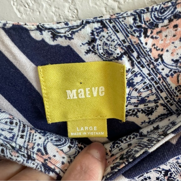 Maeve by Anthropologie Boho Paisley Print Maxi Skirt - Picture 3 of 3